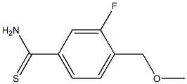 3-fluoro-4-(methoxymethyl)benzenecarbothioamide