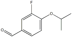 3-fluoro-4-(propan-2-yloxy)benzaldehyde 结构式