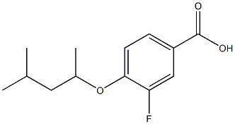 3-fluoro-4-[(4-methylpentan-2-yl)oxy]benzoic acid|