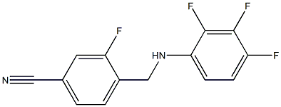 3-fluoro-4-{[(2,3,4-trifluorophenyl)amino]methyl}benzonitrile