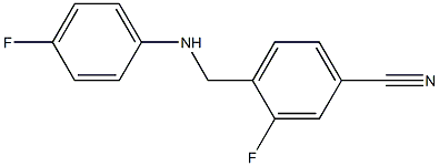 3-fluoro-4-{[(4-fluorophenyl)amino]methyl}benzonitrile