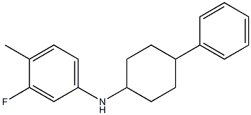 3-fluoro-4-methyl-N-(4-phenylcyclohexyl)aniline