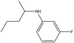 3-fluoro-N-(pentan-2-yl)aniline 化学構造式