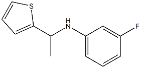 3-fluoro-N-[1-(thiophen-2-yl)ethyl]aniline Struktur