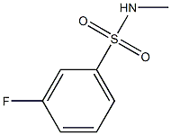 3-fluoro-N-methylbenzenesulfonamide Structure