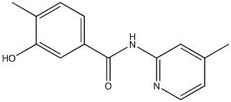  3-hydroxy-4-methyl-N-(4-methylpyridin-2-yl)benzamide