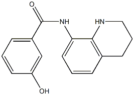 3-hydroxy-N-(1,2,3,4-tetrahydroquinolin-8-yl)benzamide|