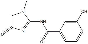 3-hydroxy-N-(1-methyl-4-oxo-4,5-dihydro-1H-imidazol-2-yl)benzamide