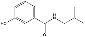 3-hydroxy-N-(2-methylpropyl)benzamide,,结构式