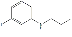3-iodo-N-(2-methylpropyl)aniline Structure