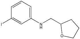 3-iodo-N-(oxolan-2-ylmethyl)aniline Structure