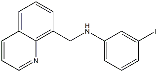 3-iodo-N-(quinolin-8-ylmethyl)aniline Structure