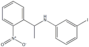 3-iodo-N-[1-(2-nitrophenyl)ethyl]aniline Struktur