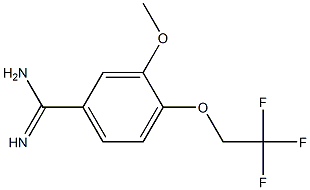 3-methoxy-4-(2,2,2-trifluoroethoxy)benzenecarboximidamide