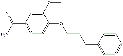 3-methoxy-4-(3-phenylpropoxy)benzenecarboximidamide