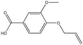 3-methoxy-4-(prop-2-en-1-yloxy)benzoic acid Structure