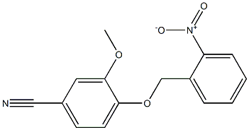 3-methoxy-4-[(2-nitrobenzyl)oxy]benzonitrile