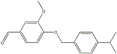  3-methoxy-4-{[4-(propan-2-yl)phenyl]methoxy}benzaldehyde