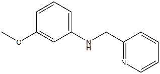 3-methoxy-N-(pyridin-2-ylmethyl)aniline Structure