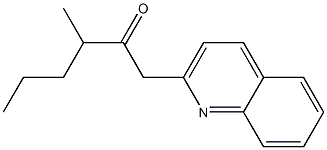 3-methyl-1-(quinolin-2-yl)hexan-2-one 结构式