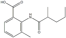  3-methyl-2-(2-methylpentanamido)benzoic acid