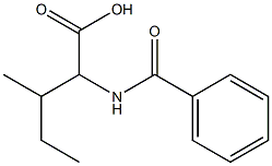 3-methyl-2-(phenylformamido)pentanoic acid Structure