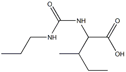 3-methyl-2-[(propylcarbamoyl)amino]pentanoic acid|