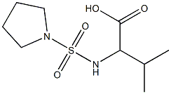 3-methyl-2-[(pyrrolidine-1-sulfonyl)amino]butanoic acid|