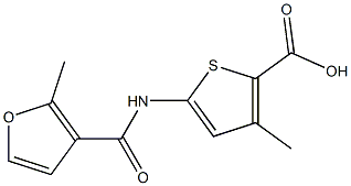 3-methyl-5-[(2-methyl-3-furoyl)amino]thiophene-2-carboxylic acid