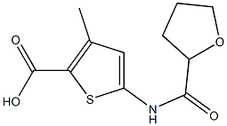  3-methyl-5-[(tetrahydrofuran-2-ylcarbonyl)amino]thiophene-2-carboxylic acid