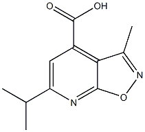 3-methyl-6-(propan-2-yl)pyrido[3,2-d][1,2]oxazole-4-carboxylic acid Structure