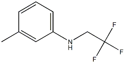 3-methyl-N-(2,2,2-trifluoroethyl)aniline Struktur