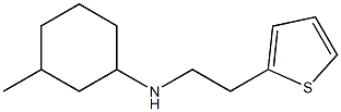 3-methyl-N-[2-(thiophen-2-yl)ethyl]cyclohexan-1-amine Structure