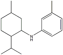 3-methyl-N-[5-methyl-2-(propan-2-yl)cyclohexyl]aniline