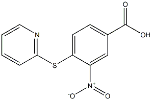 3-nitro-4-(pyridin-2-ylsulfanyl)benzoic acid