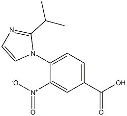 3-nitro-4-[2-(propan-2-yl)-1H-imidazol-1-yl]benzoic acid