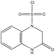 3-oxo-1,2,3,4-tetrahydroquinoxaline-1-sulfonyl chloride Struktur