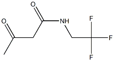 3-oxo-N-(2,2,2-trifluoroethyl)butanamide Struktur