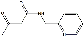 3-oxo-N-(pyridin-2-ylmethyl)butanamide,,结构式