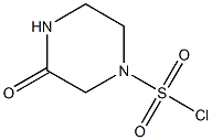 3-oxopiperazine-1-sulfonyl chloride Structure