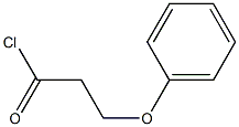 3-phenoxypropanoyl chloride 化学構造式