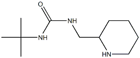 3-tert-butyl-1-(piperidin-2-ylmethyl)urea Structure