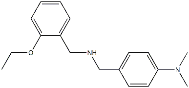 4-({[(2-ethoxyphenyl)methyl]amino}methyl)-N,N-dimethylaniline 化学構造式
