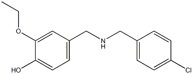 4-({[(4-chlorophenyl)methyl]amino}methyl)-2-ethoxyphenol