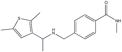 4-({[1-(2,5-dimethylthiophen-3-yl)ethyl]amino}methyl)-N-methylbenzamide