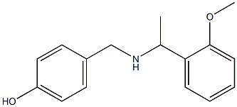 4-({[1-(2-methoxyphenyl)ethyl]amino}methyl)phenol