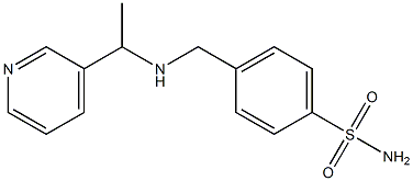 4-({[1-(pyridin-3-yl)ethyl]amino}methyl)benzene-1-sulfonamide