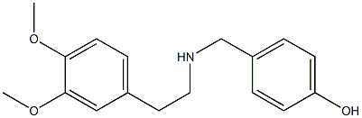 4-({[2-(3,4-dimethoxyphenyl)ethyl]amino}methyl)phenol