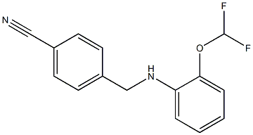 4-({[2-(difluoromethoxy)phenyl]amino}methyl)benzonitrile