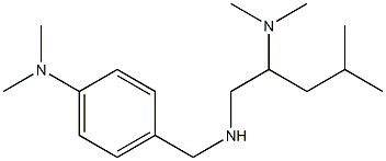 4-({[2-(dimethylamino)-4-methylpentyl]amino}methyl)-N,N-dimethylaniline Structure